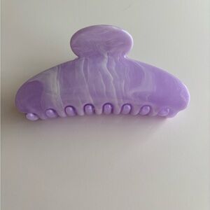 Lavender Marbled Hair Claw Clip